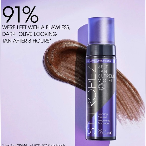 BNWT St Tropez Violet Tanning Mousse - Picture 3 of 6